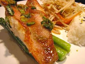 Asian Pan Seared Red Snapper
